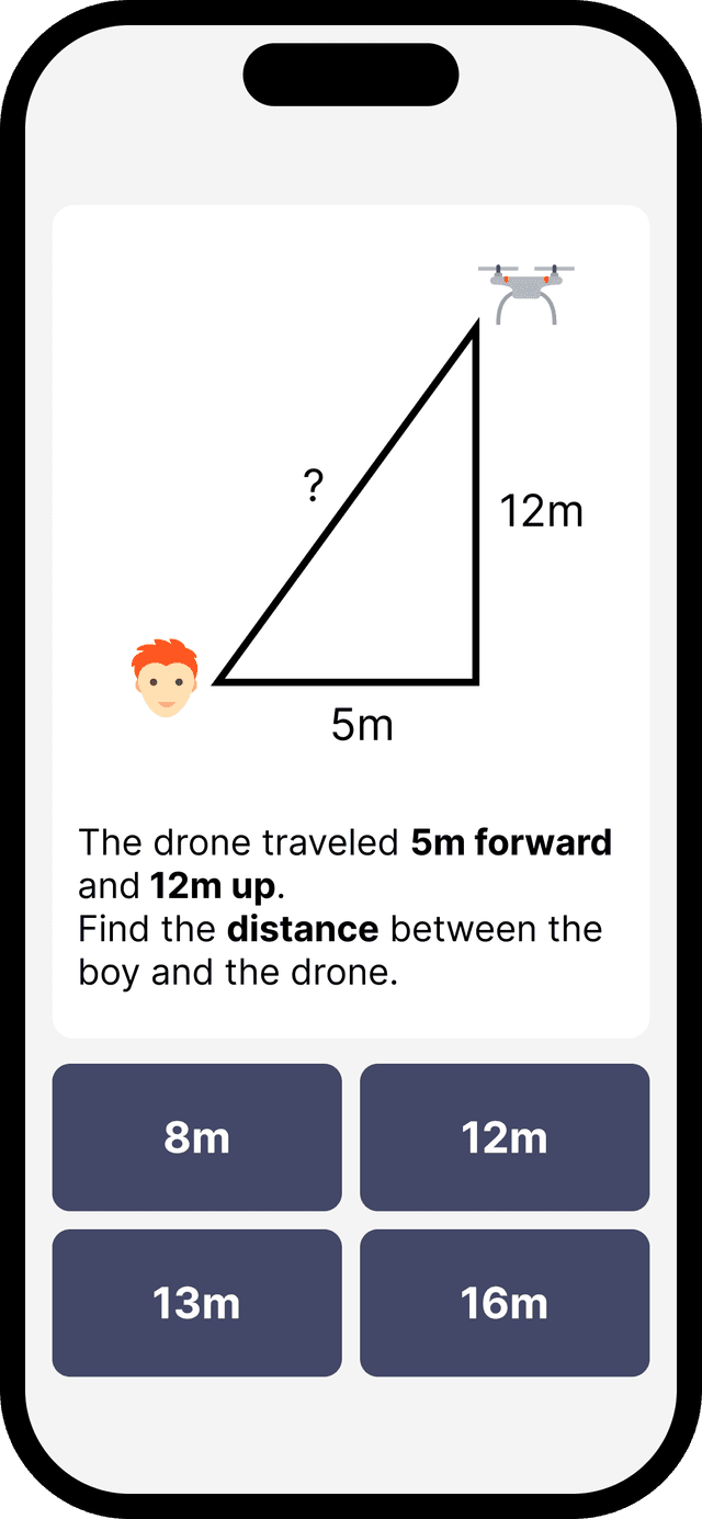 Picture of a phone with praxi app running