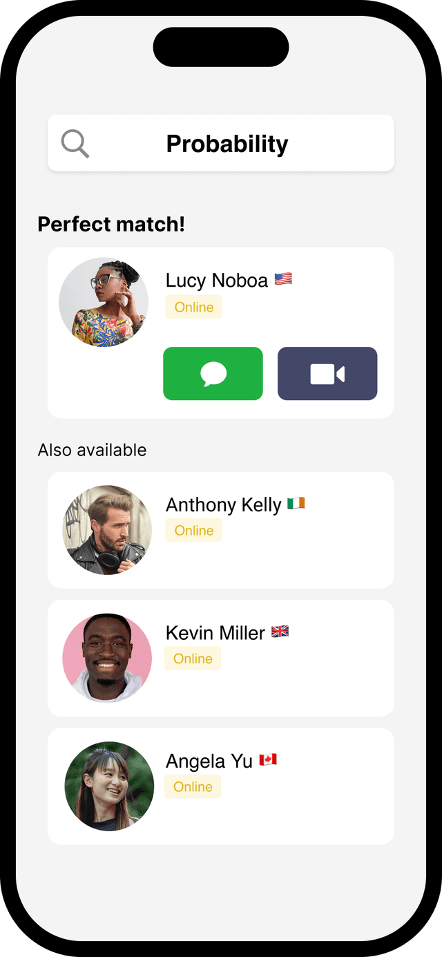 Picture of a phone with praxi app running